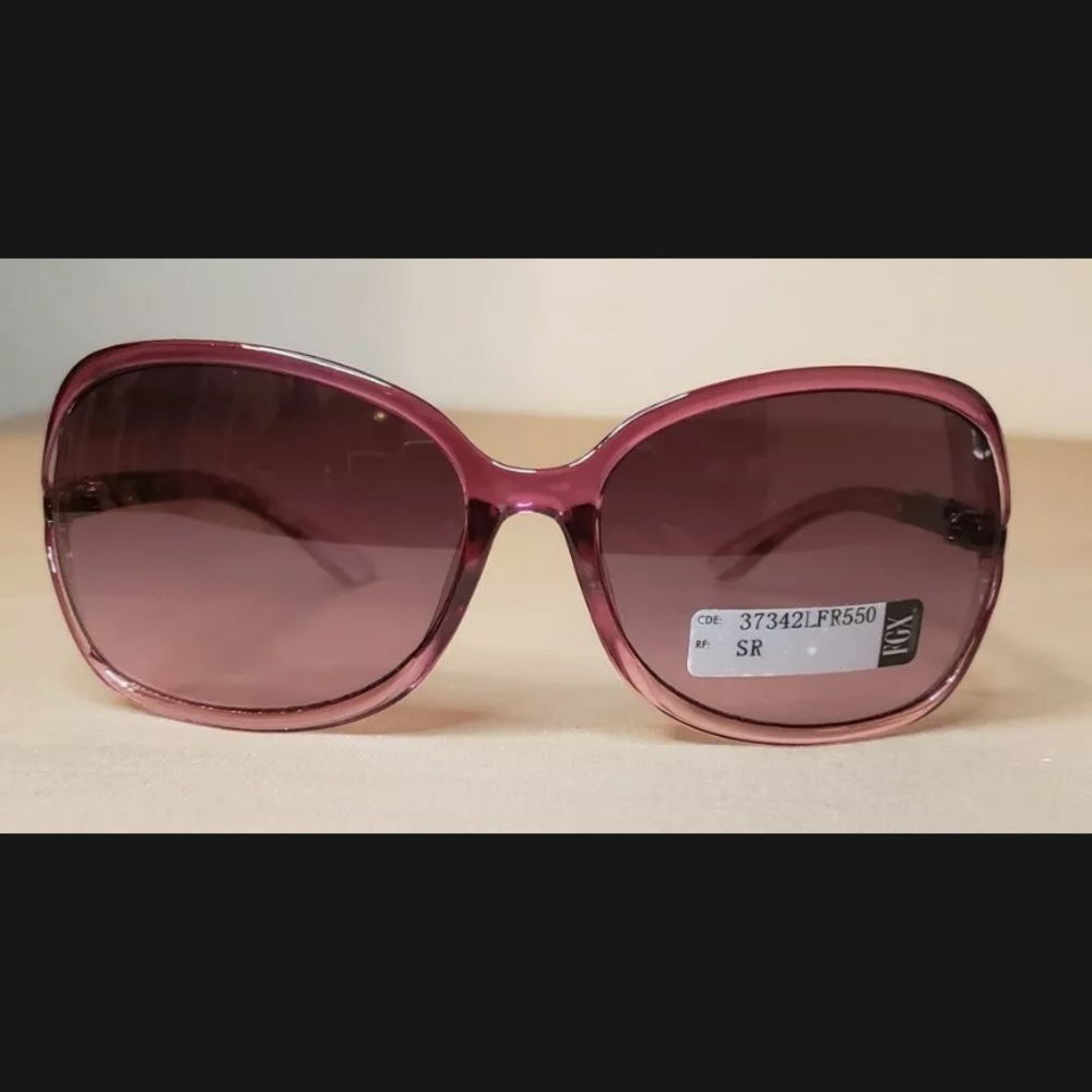 Sunglasses With Braid Temple Accent